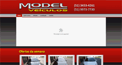 Desktop Screenshot of modelveiculos.com.br